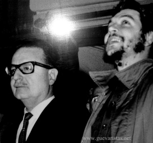Che Guevara with Salvador Allende photo